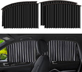 Car Curtain for Window Heat Sunshade Protection, Sliding Privacy Curtain for Car Window, Side Window Sun Shade for Automobile Interior Cooling